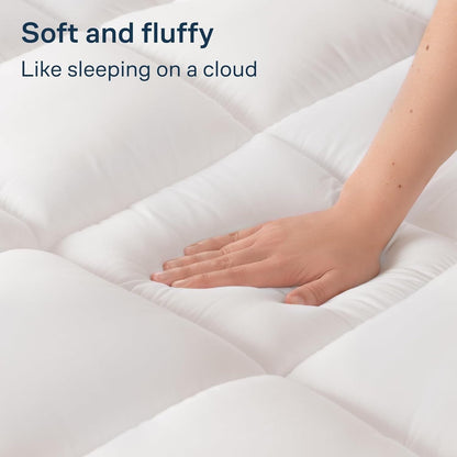 Queen Mattress Topper Pillow 153x203cm