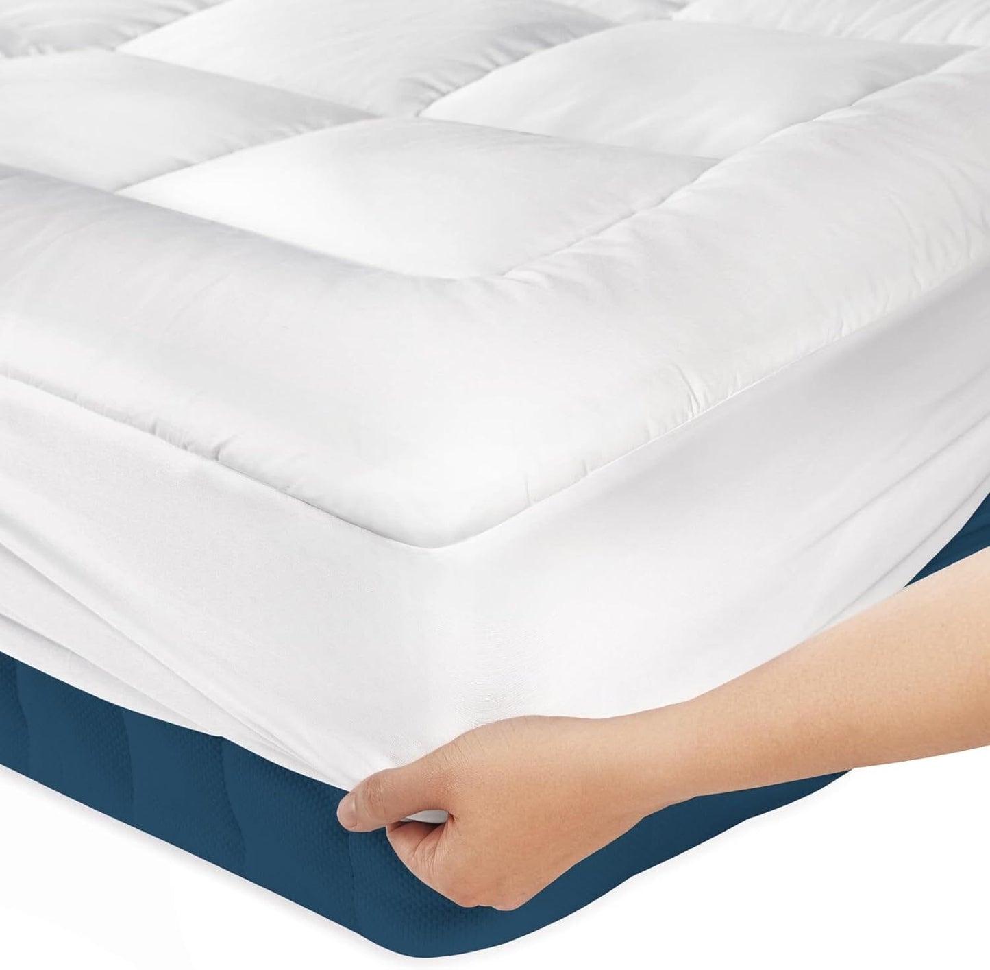 Mattress Topper King Size Pillowtop 183x203cm