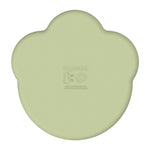 Remi Silicone Divider Plate Avocado Cream/Olive Green/Pink Clay