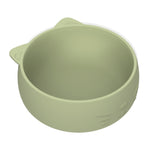 Riley Silicone Bowl - Pink Clay/Olive Green/Avocado Cream