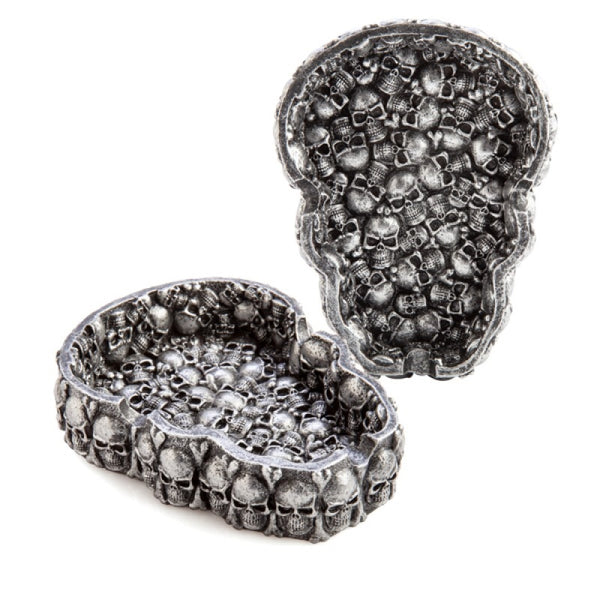  Skulls Incense Burner And Ashtray