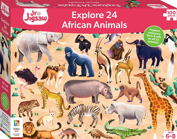  Jigsaw Explore 24: African Animals