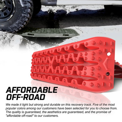 Gen3.0 4Wd Sand Mud Snow Truck Recovery Tracks With Reindeer Car Antlers (2Pcs)