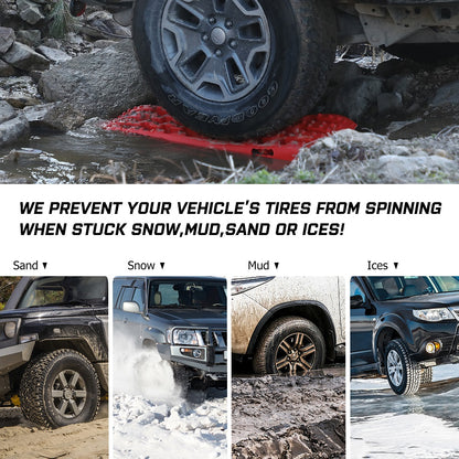 Gen3.0 Olive Offroad Vehicle 4X4 Recovery Tracks Boards (2Pcs)