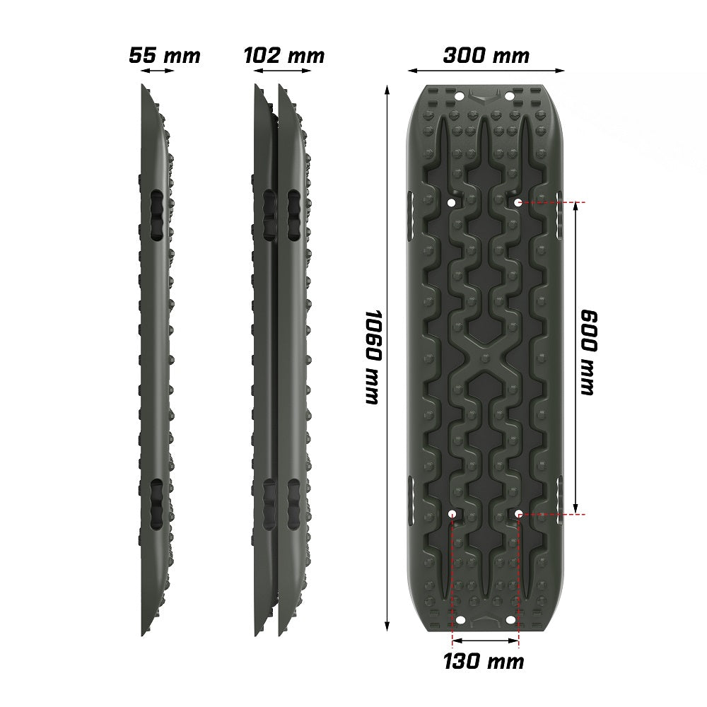 Gen3.0 Olive Offroad Vehicle 4X4 Recovery Tracks Boards (4Pcs)