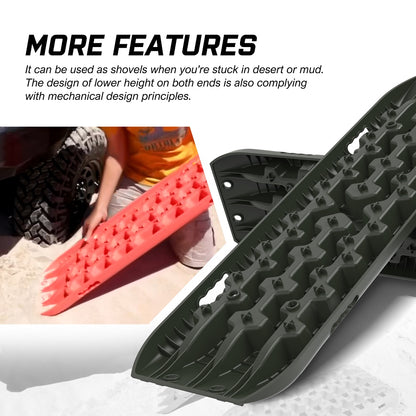 Gen3.0 Olive Offroad Vehicle 4X4 Recovery Tracks Boards (4Pcs)