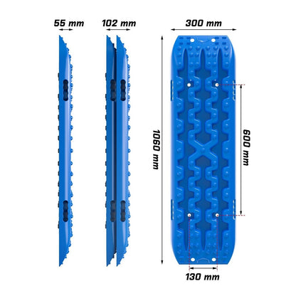 Recovery Tracks Boards Sand Truck Mud 4Wd 4X4 Gen3.0 Black/ Tyre Tire Deflator