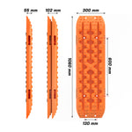 4Wd Snow Tracks Recovery Tracks (2Pcs) With Mounting Bolts