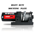 Wireless 12V Steel Cable Electric Winch 3000Lbs/1360Kg Atv Boat