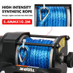12V Synthetic Rope Electric Winch 3000Lb Atv Boat Trailer