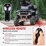 Wireless 12V Synthetic Rope Electric Winch 5000Lbs Atv Utv Boat