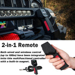 Black 14500Lbs Electric Winch 12V With Gen2.0 Recovery Tracks