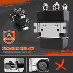 4500Lb Electric Winch Steel Cable & 5.5Mx13M Synthetic Rope