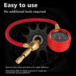 Tyre Deflators Tire Automatic 4Wd Pressure Gauge 4 Brass Deflator