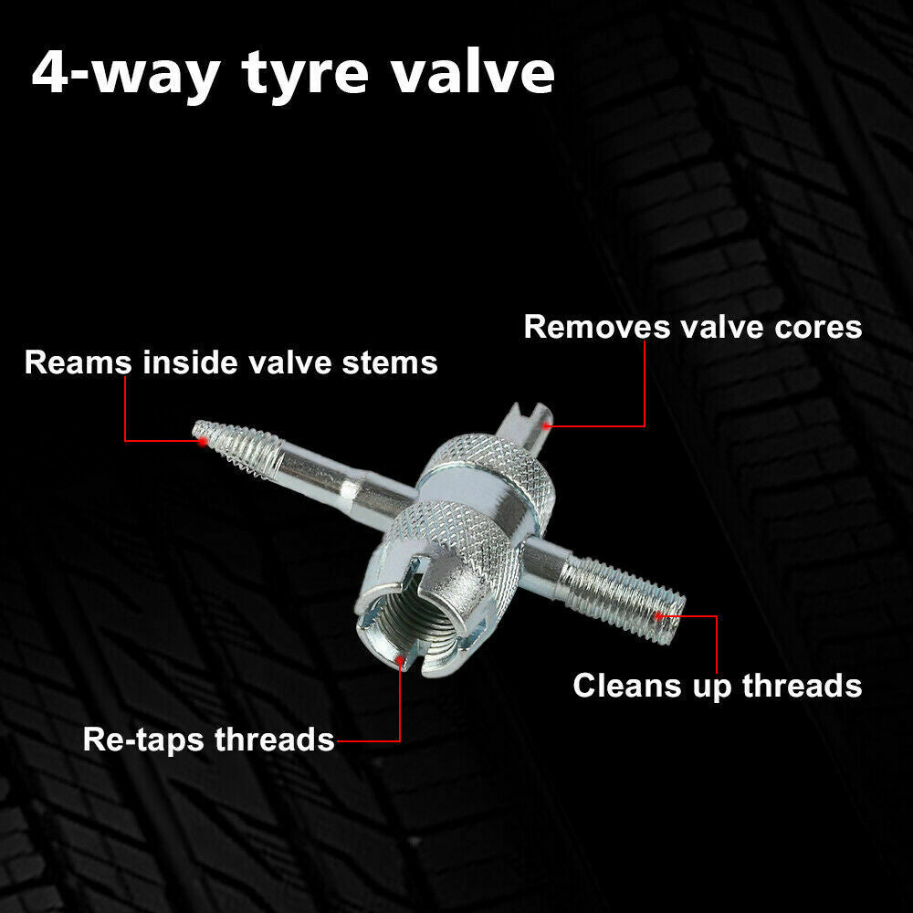 Tyre Deflator Tire Air Deflators Rapid With Pressure Gauge Valve Tool 4Wd