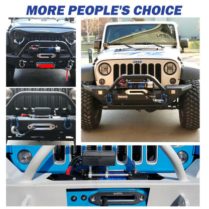 8000-13000Lbs Aluminium Hawse Fairlead Winch Dyneema Rope 4Wd