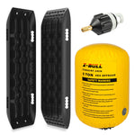 Exhaust Jack Air Bag Jack With 2Pcs Recovery Tracks Boards 4Wd 4X4 Gen2.0 Black