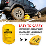 Exhaust Jack Air Bag Jack With 2Pcs Recovery Tracks Boards 4Wd 4X4 Gen2.0 Black