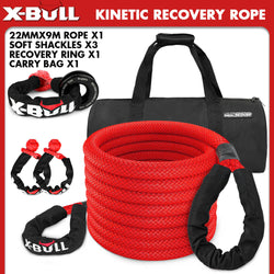 Heavy-Duty Kinetic Recovery Rope Kit - 22MM