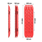 4X4 Recovery Kit With Kinetic Rope, Snatch Strap, And Tracks Gen3.0 - Red