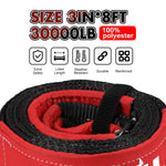 4Wd Recovery Kit With Winch, Kinetic Rope, And Snatch Strap