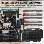 4Wd Recovery Kit With Winch, Kinetic Rope, And Snatch Strap