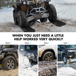 4Wd Recovery Kit With Winch, Kinetic Rope, And Snatch Strap