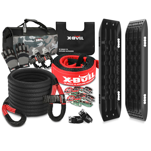  Recovery Kit With Kinetic Rope, Snatch Strap, And Tracks Gen2.0 - 4Wd