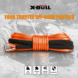 Dyneema Synthetic Winch Rope 5.5Mm X 13M For Offroad Recovery