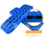 Recovery Tracks Sand Trucks Offroad With 4Pcs Mounting Pins 4Wdgen 2.0 - Blue/Orange/Black/Red