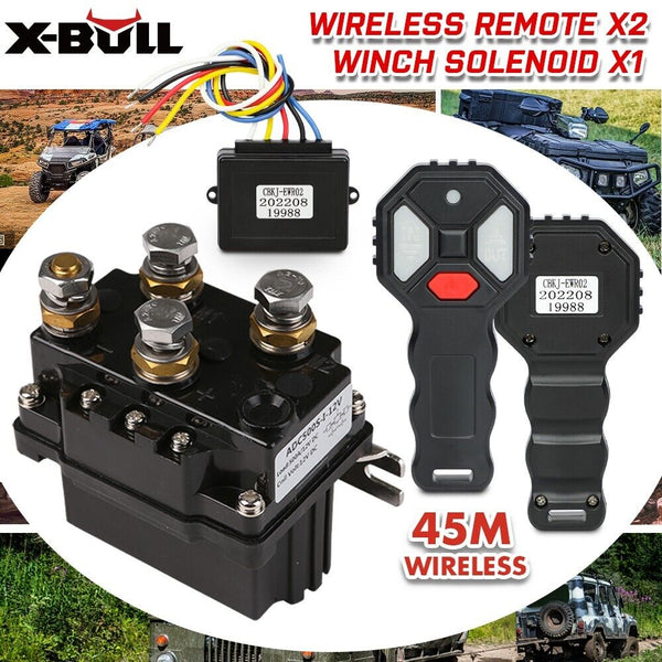  Winch Solenoid Relay Wiring Controller - 500A 12V With 150Ft Wireless Remote