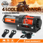 12V Winch 4500Lbs Electric Winch Atv Winch Synthetic Rope Boat Trailer