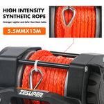 12V Winch 4500Lbs Electric Winch Atv Winch Synthetic Rope Boat Trailer