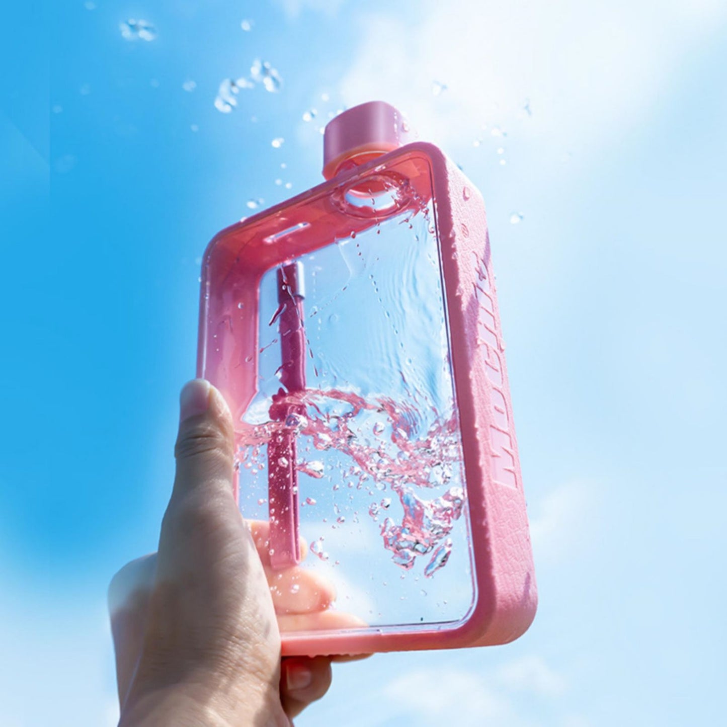 A5 Flat Water Bottle Portable Travel Mug Bpa Free Water Bottle