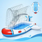 Inflatable Sprinkler Pool For Kids - Spaceship