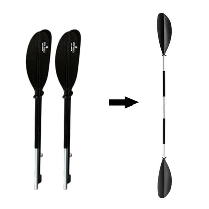 Adjustable Paddles For Kayak Sup Board Watersport Black/Blue/Yellow/White