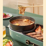 Bear 2 In 1 Electric Grilling & Hot Pot Multiple Cookware 1.8L