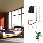 2 X Table Light With Triangle Metal Base With Copper Plating Led Vintage Globe Included