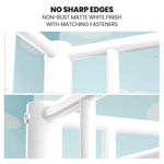 2In1 King Single Metal Bunk Bed Frame With Modular Design Matte