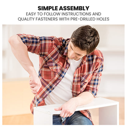 Wooden Single Sofa Bed Frame With Storage Drawers - White Slat