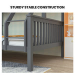 Bunk Bed Triple Wooden Single Over Double Beds For Kids Solid Pine