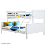 Triple Wooden Single Over Double Bunk Bed Frame For Kids