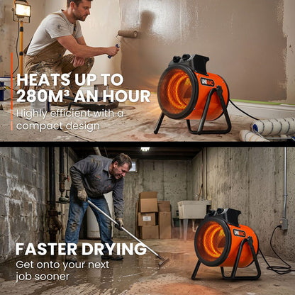 3kW Industrial Space Heater 15A Workshop | Home & Living