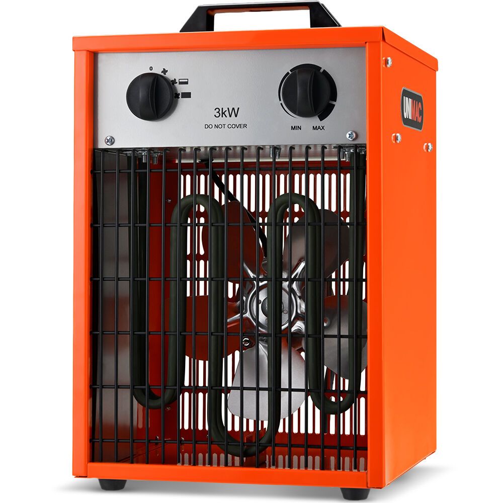 3kW Industrial Fan Heater Workshop Garage 15A | Home & Living