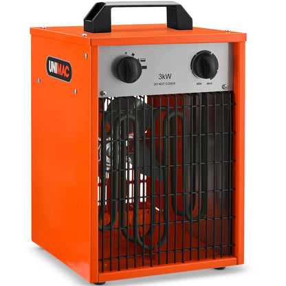 3kW Industrial Fan Heater Workshop Garage 15A | Home & Living