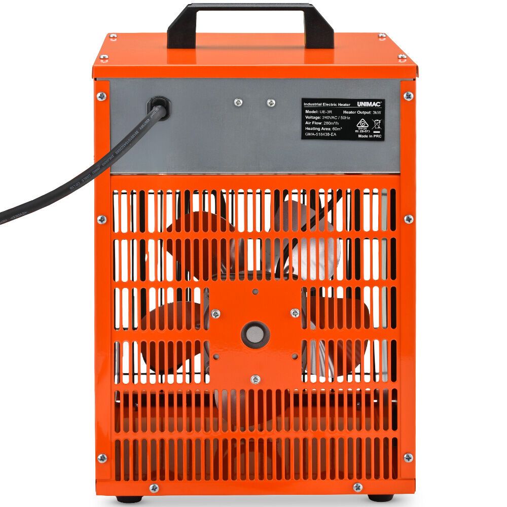 3kW Industrial Fan Heater Workshop Garage 15A | Home & Living