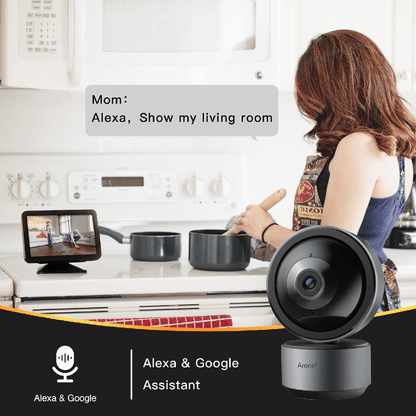 Arenti 2K Indoor Pan & Tilt Security Camera Dome1