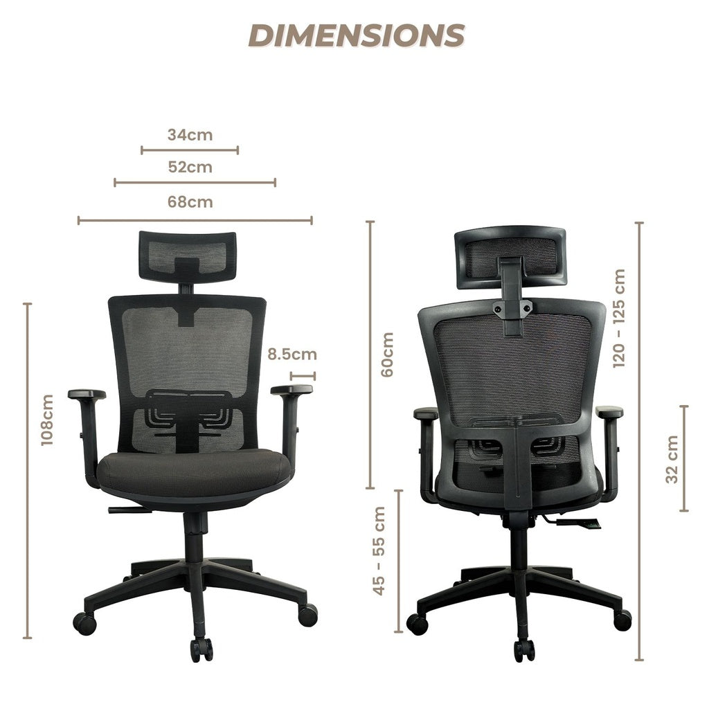 Zorae - Office Chair (Black)