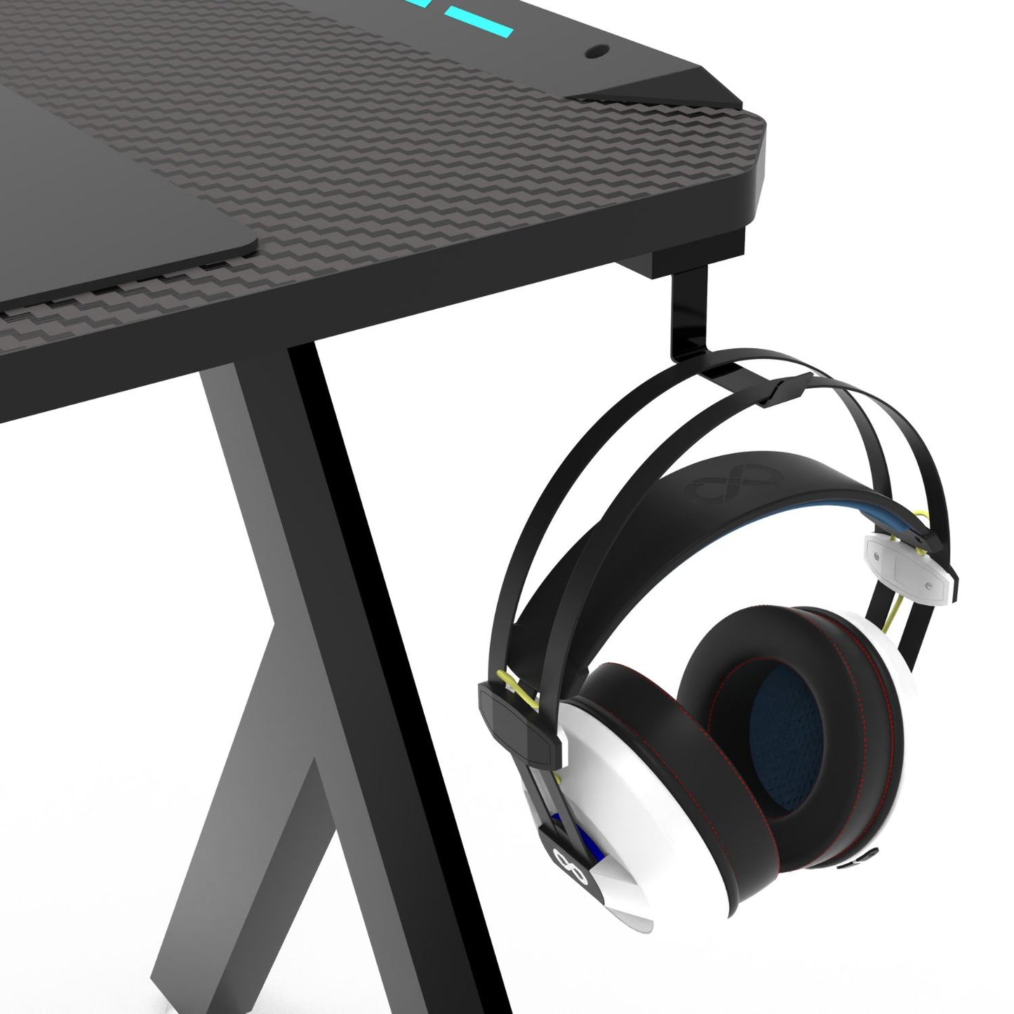 Rgb Gaming Desk Y Shape Black 100Cm