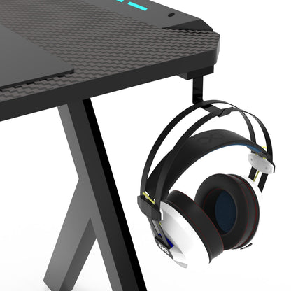 Rgb Gaming Desk Y Shape Black 100Cm